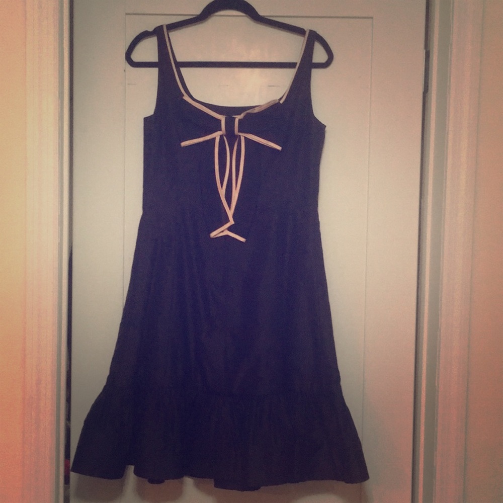 Black Marisa Baratelli Bow cocktail dress! NWT